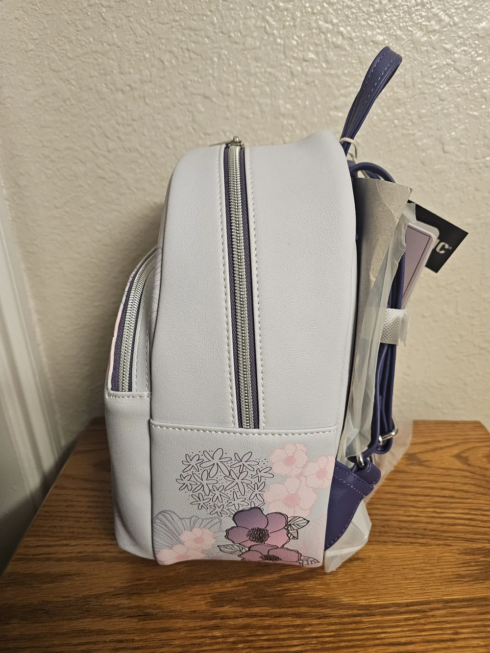 Disney Loungefly Rapunzel Tangled Florals Mini Backpack